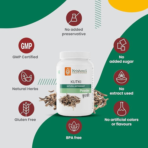 Krishna'S Herbal & Ayurveda Kutki Powder